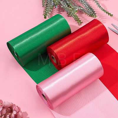 Flat Polyester Ribbons SRIB-WH0011-012E-1