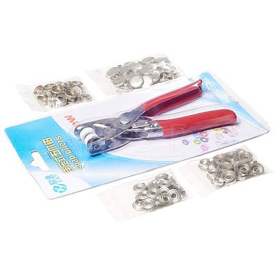 Press Button Snap Fastener Pliers and 201 Metal Snap Buttons ABAG-PH0019-02-1