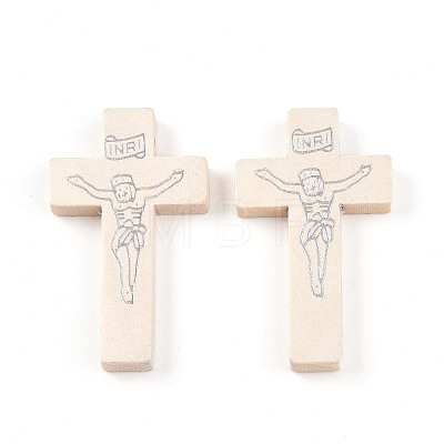 Printed Wooden Pendants WOOD-S050-35B-06-1