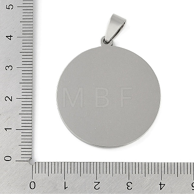 Non-Tarnish 201 Stainless Steel Pendant Cabochon Settings STAS-L279-009P-1