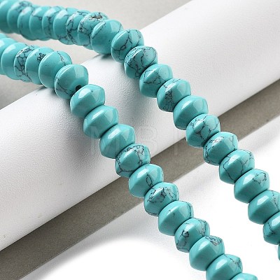 Synthetic Turquoise Beads Strands G-P559-A11-01-1