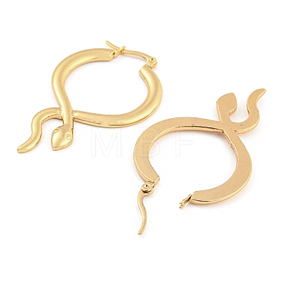 304 Stainless Steel Hoop Earring EJEW-Q789-08G-1