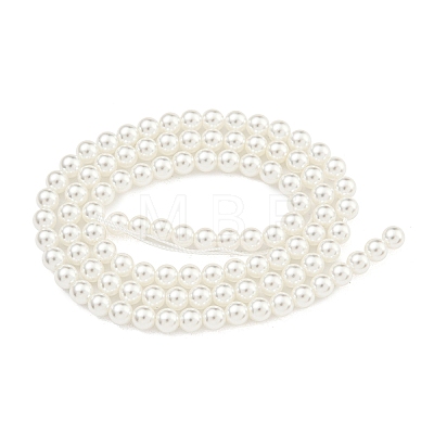 Glass Pearl Beads Strands HY-G002-01B-01-1
