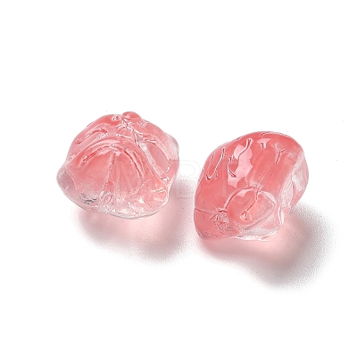 Baking Paint Transparent Glass Beads X1-GLAA-C035-01H-1
