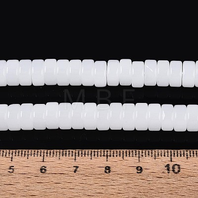 Imitation Jade Glass Beads Strands GLAA-N026-3x6mm-J01-1