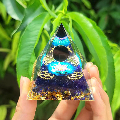 Orgonite Pyramid Resin Energy Generators PW-WG08BFD-02-1