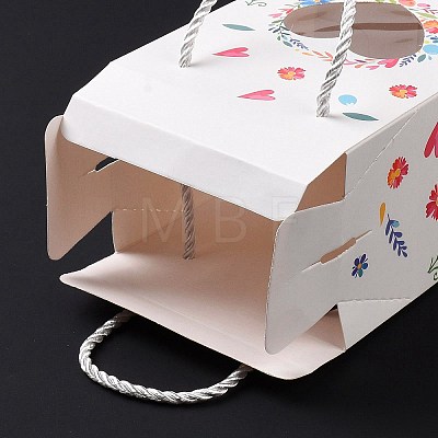 Rectangle Paper Gift Boxes with Handle Rope CON-B010-02A-1