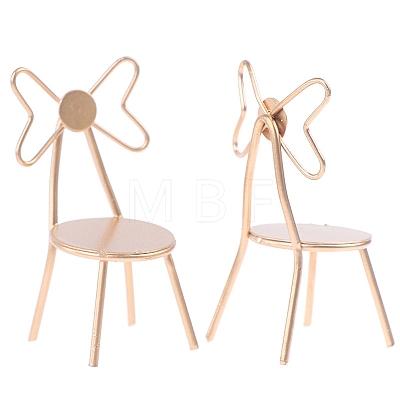 Miniature Alloy Backrest Butterfly Chair MIMO-PW0001-096B-1