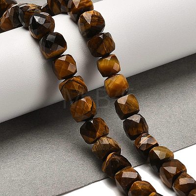 Natural Tiger Eye Beads Strands G-H078-C02-01-1