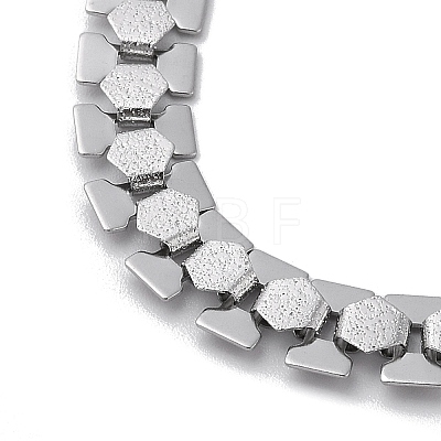 304 Stainless Steel Link Chain Necklaces NJEW-Q340-09P-1