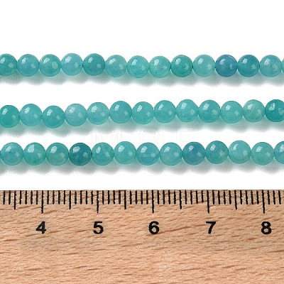 Natural Amazonite Beads Strands G-Z150-B01-4mm-1