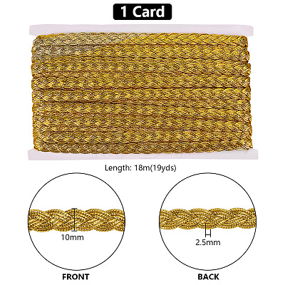 3-ply Polyester Braided Trim OCOR-WH0086-37A-1