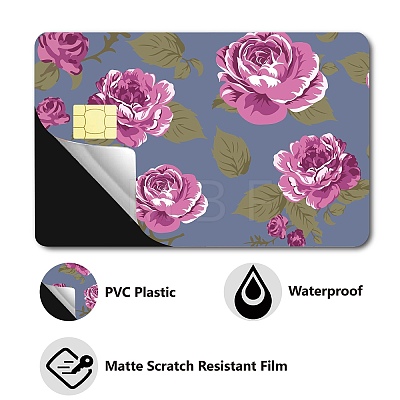 PVC Plastic Waterproof Card Stickers DIY-WH0432-046-1