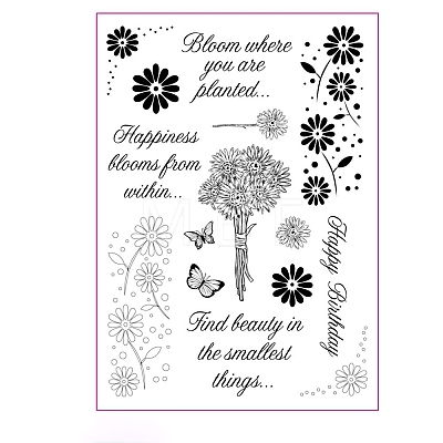 Happiness Clear Silicone Stamps PW-WGFBE8C-01-1