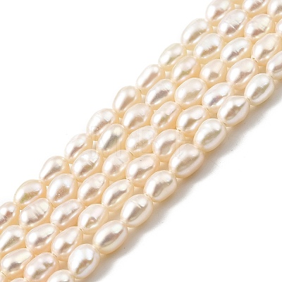 Natural Cultured Freshwater Pearl Beads Strands PEAR-I007-01O-01E-1