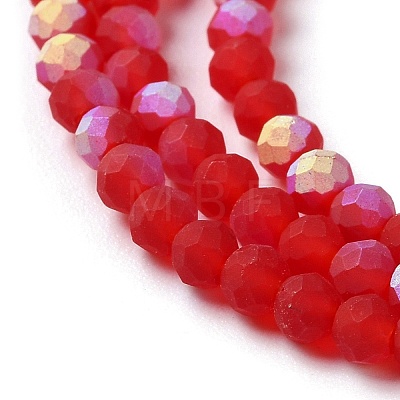 Transparent Glass Beads Strands EGLA-A044-T1mm-MB01-1