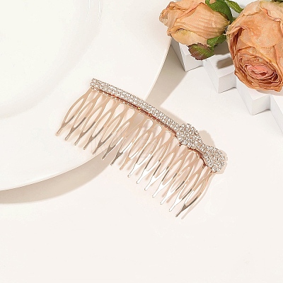 Alloy Hair Combs PW-WG713EE-08-1