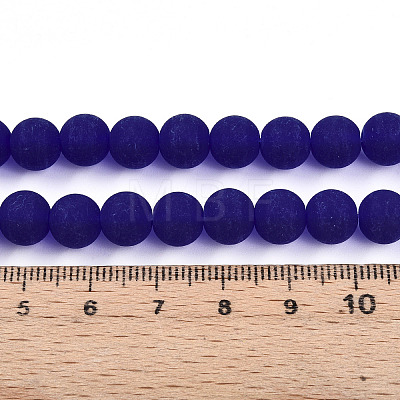 Transparent Glass Beads Strands GLAA-T032-T8mm-MD15-1