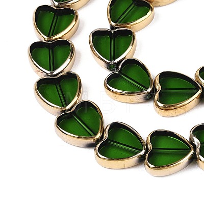 Electroplate Glass Beads Strands EGLA-T021-23D-1