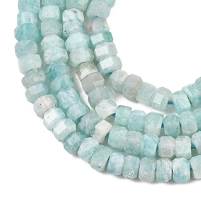 Natural Amazonite Beads Strands G-G345-C20-2x4mm-1