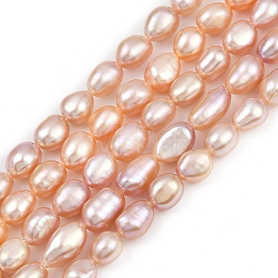 Natural Cultured Freshwater Pearl Beads Strands PEAR-P064-20I-05D-1