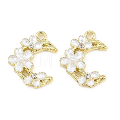 Alloy with Enamel Pendants RB-CBA1FD3-11G-01-1