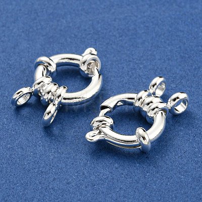 304 Stainless Steel Spring Ring Clasps STAS-G190-17S-1