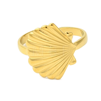 Ocean Beach Series 304 Stainless Steel Cuff Ring RJEW-Q820-02D-1