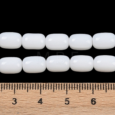 Opaque Glass Beads Strands GLAA-Z015-02-1