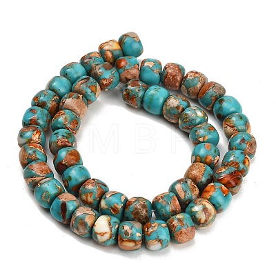 Dyed Synthetic Imperial Jasper Beads Strands GG-CBAA20A-03A-1