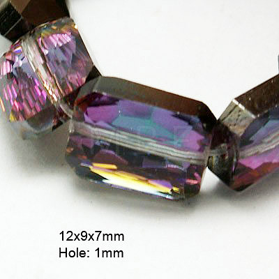 Electroplate Glass Beads EGLA-D023-M-1
