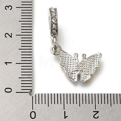 Rack Plating Alloy Enamel European Dangle Charms PALLOY-A009-15P-02-1