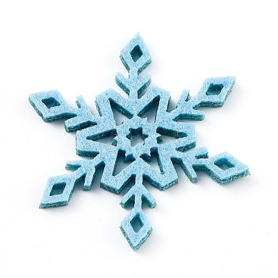 Snowflake Felt Fabric Christmas Theme Decorate DIY-H111-A09-1