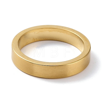 Ion Plating(IP) 304 Stainless Steel Plain Band Rings RJEW-G298-11G-1