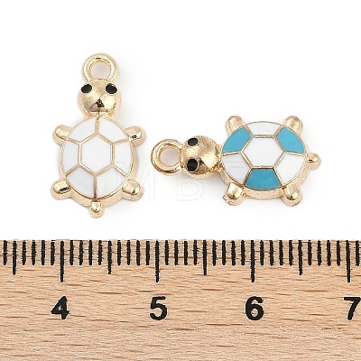 Alloy Enamel Pendants FIND-K020-26G-1