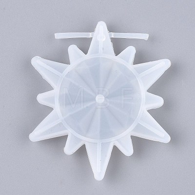 Snowflake Silicone Pendant Molds X-DIY-I036-05-1