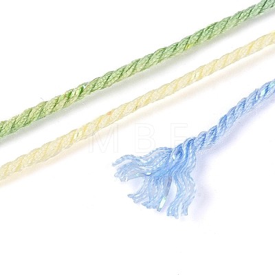 30M Segment Dyed Macrame Cotton Cord OCOR-T018-01S-1