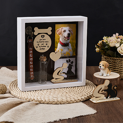 MDF Human & Animal Display Stands AJEW-PH0009-21-1