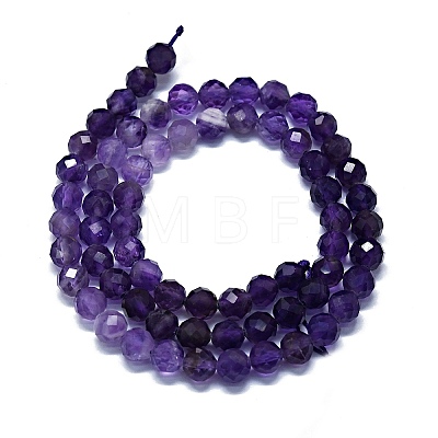 Natural Amethyst Beads Strands G-G927-06A-1