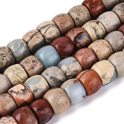 Natural Shoushan Stone Beads Strands G-Q616-02A-04-1