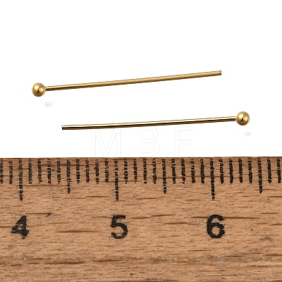 Brass Ball Head Pins KK-H502-03C-G-1