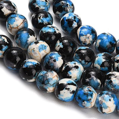 Synthetic Turquoise Beads Strands TURQ-F020-D01-1