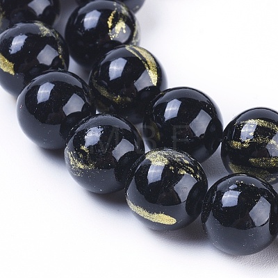 Natural Jade Beads Strands X-G-F670-A12-6mm-1