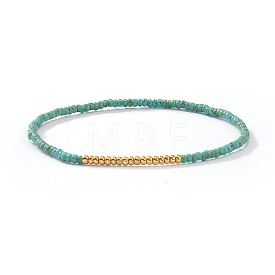 Bohemian Glass Seed Bead Stretch Bracelets for Women VC8065-6-1