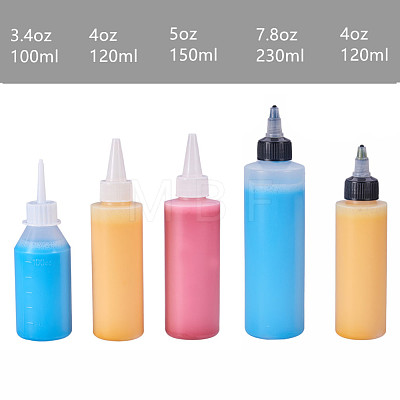 BENECREAT Plastic Glue Bottles DIY-BC0009-08-1