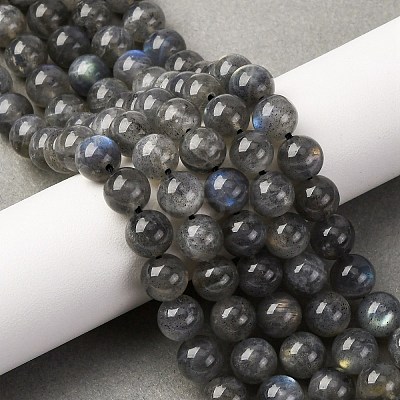 Natural Labradorite Beads Strands G-H326-01-8mm-1