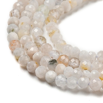 Natural Rainbow Moonstone Beads Strands G-A097-A11-08-1