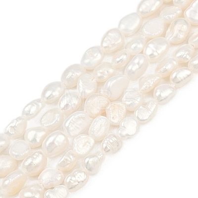 Natural Cultured Freshwater Pearl Beads Strands PEAR-P064-20E-02C-1