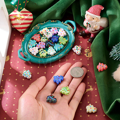 22Pcs 11 Colors Handmade Porcelain Beads PORC-TA0001-34-1