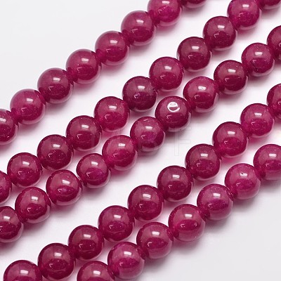 Natural & Dyed Malaysia Jade Bead Strands X-G-A146-10mm-A15-1